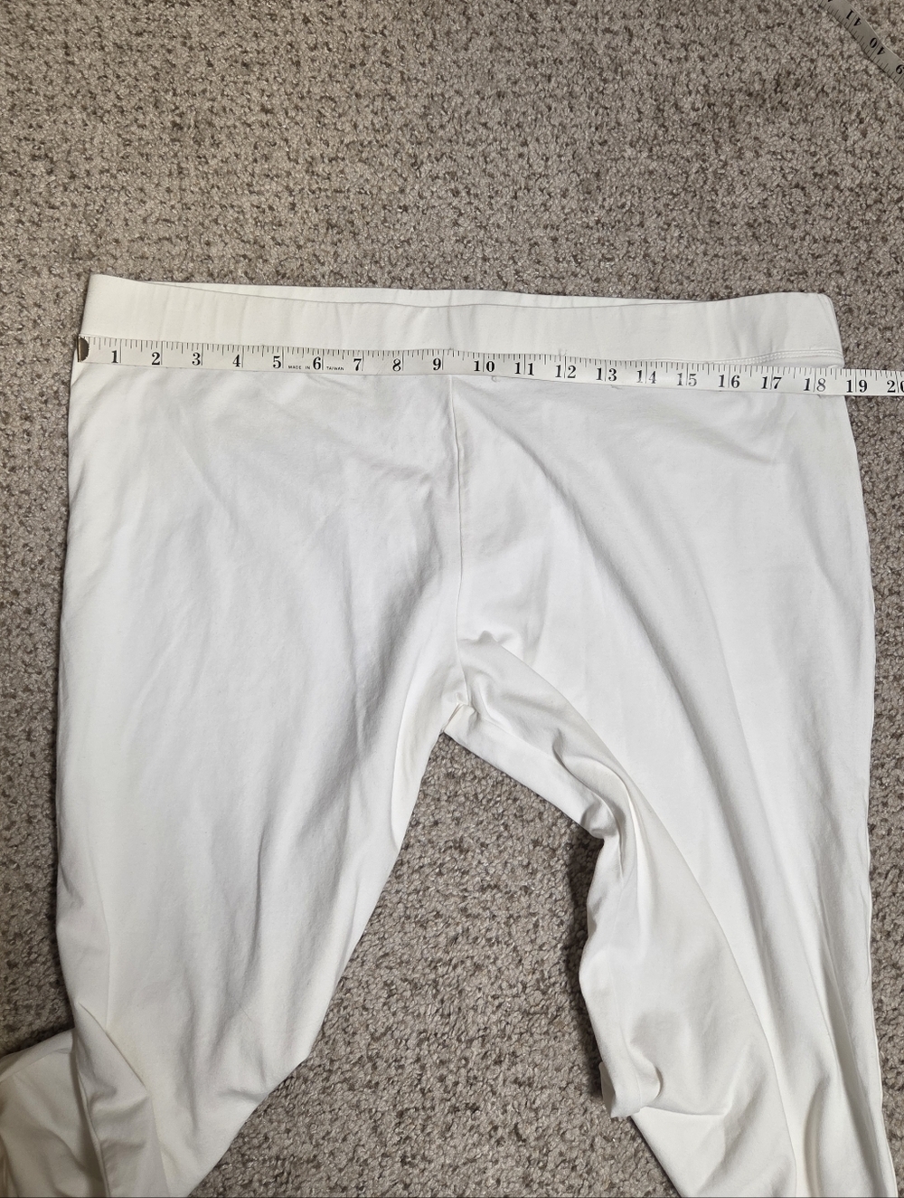 Coolibar Monterey Summer Leggings Style 01313 White Pants Women's XL UPF50+ Sun - Picture 8 of 9